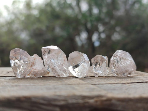 Natural Mini Mix of Window Quartz Crystals x 74 From Brandberg, Namibia - Toprock Gemstones and Minerals 