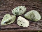 Polished Large Leopard Stone Free Forms x 4 From Zimbabwe - Toprock Gemstones and Minerals 