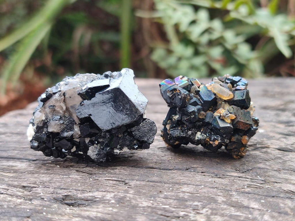 Natural Schorl Black Tourmaline Specimens x 35 From Erongo, Namibia - Toprock Gemstones and Minerals 