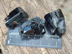 Natural Schorl Black Tourmaline Specimens x 35 From Erongo, Namibia - Toprock Gemstones and Minerals 