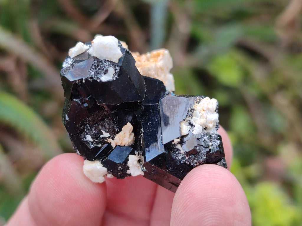 Natural Schorl Black Tourmaline Specimens x 35 From Erongo, Namibia - Toprock Gemstones and Minerals 