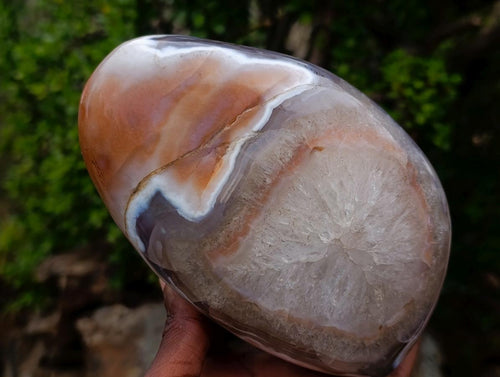Polished Red Shashe River Agate Standing Display Pieces x 2 From Shashe River, Zimbabwe - Toprock Gemstones and Minerals 