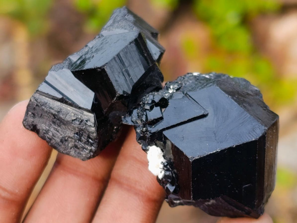 Natural Schorl Black Tourmaline Crystal Specimens x 70 From Erongo, Namibia - Toprock Gemstones and Minerals 