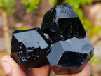 Natural Schorl Black Tourmaline Crystal Specimens x 70 From Erongo, Namibia - Toprock Gemstones and Minerals 