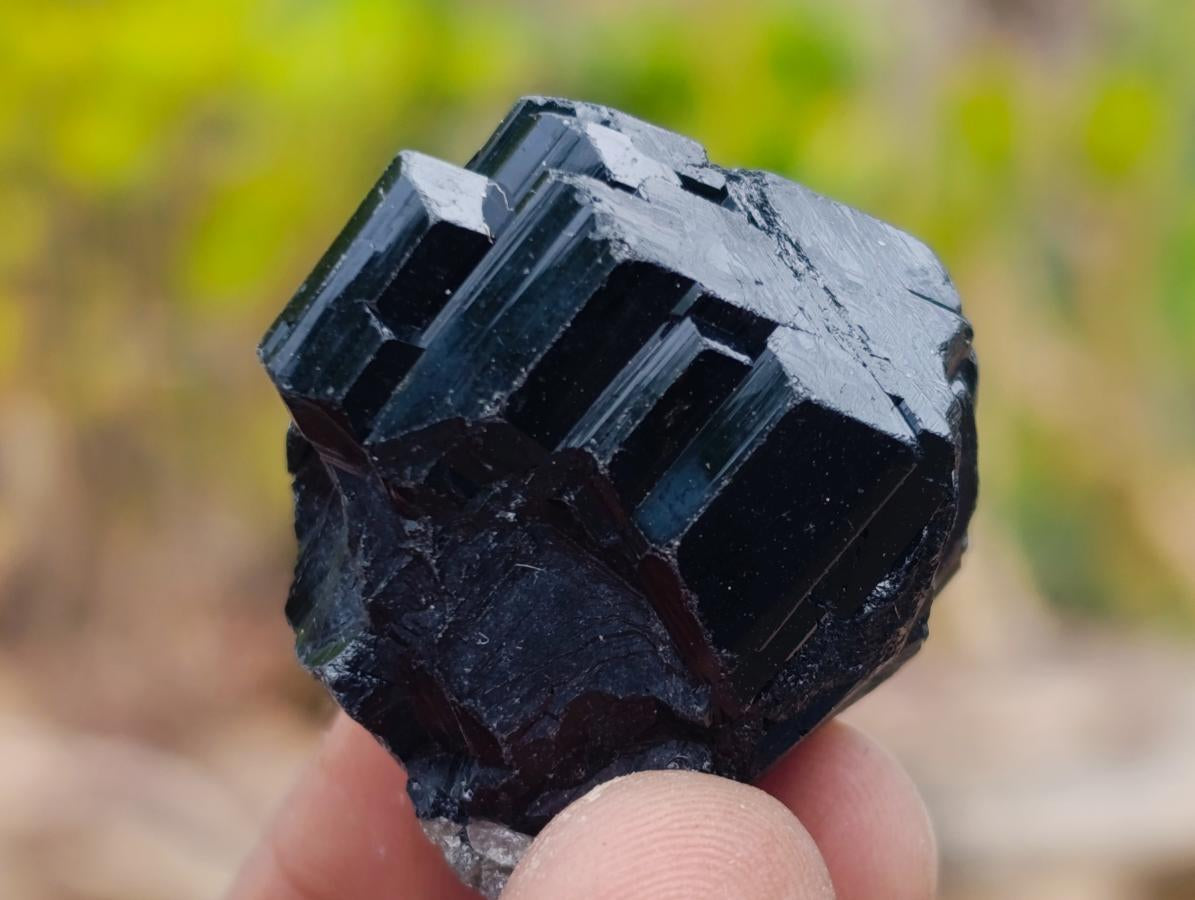 Natural Schorl Black Tourmaline Crystal Specimens x 70 From Erongo, Namibia