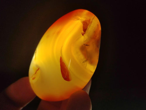 Polished Flower Agate Palm Stones x 24 From Antsahalova, Madagascar - Toprock Gemstones and Minerals 