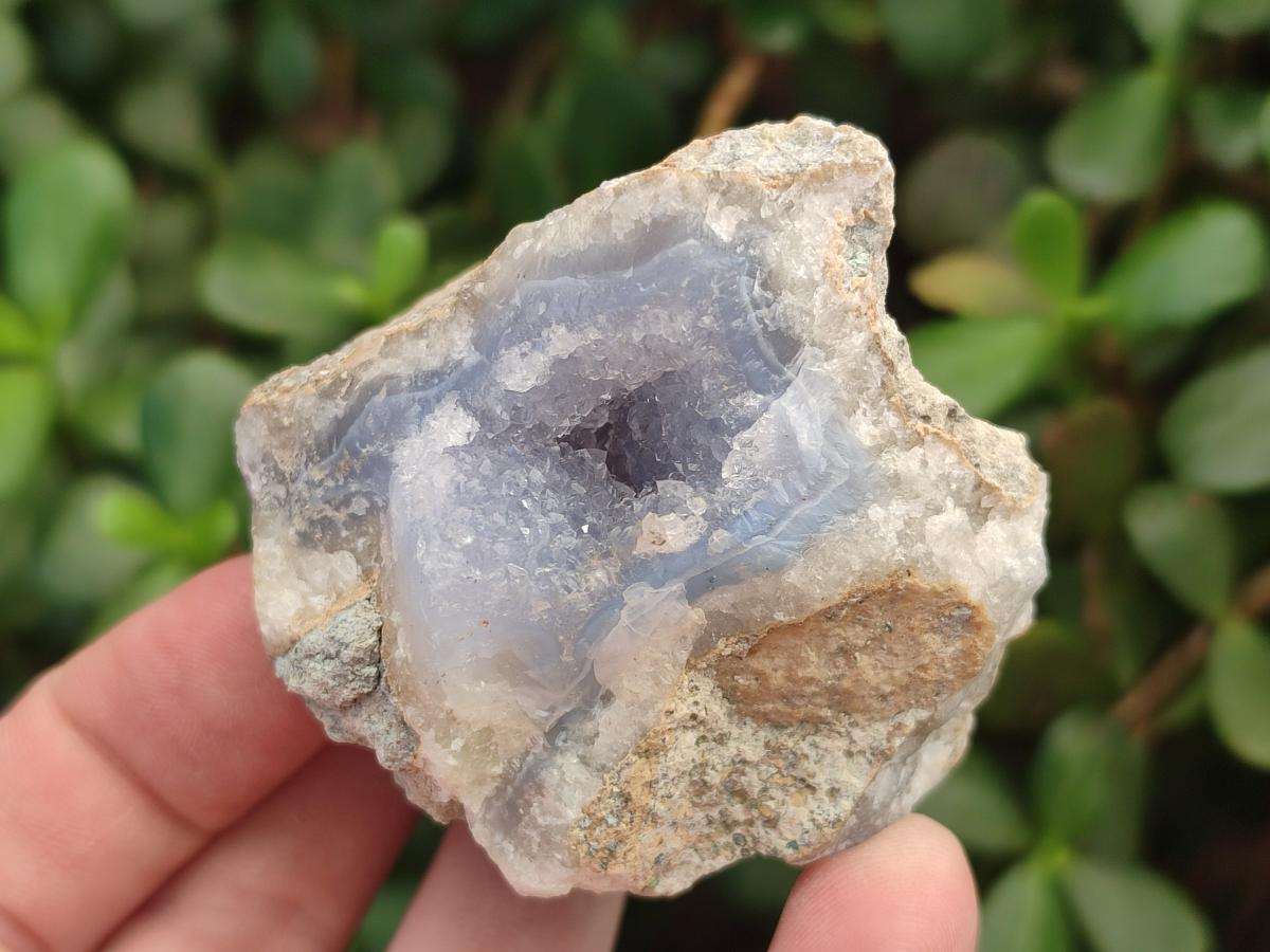 Natural Blue Lace Agate Specimens x 35 From Nsanje, Malawi - Toprock Gemstones and Minerals 