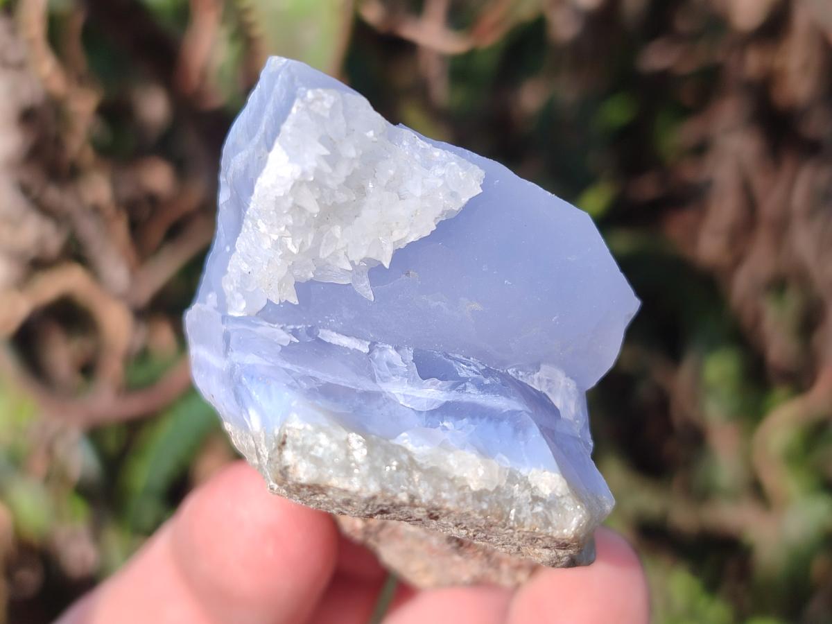 Natural Blue Lace Agate Specimens x 35 From Nsanje, Malawi - Toprock Gemstones and Minerals 