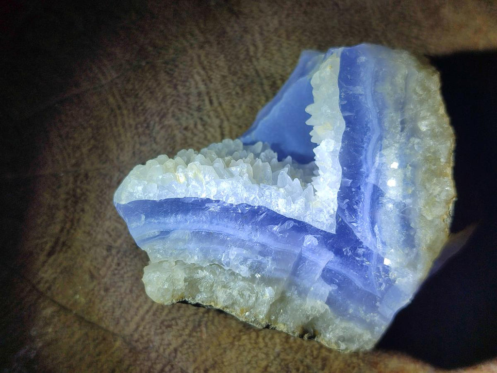 Natural Blue Lace Agate Specimens x 35 From Nsanje, Malawi - Toprock Gemstones and Minerals 