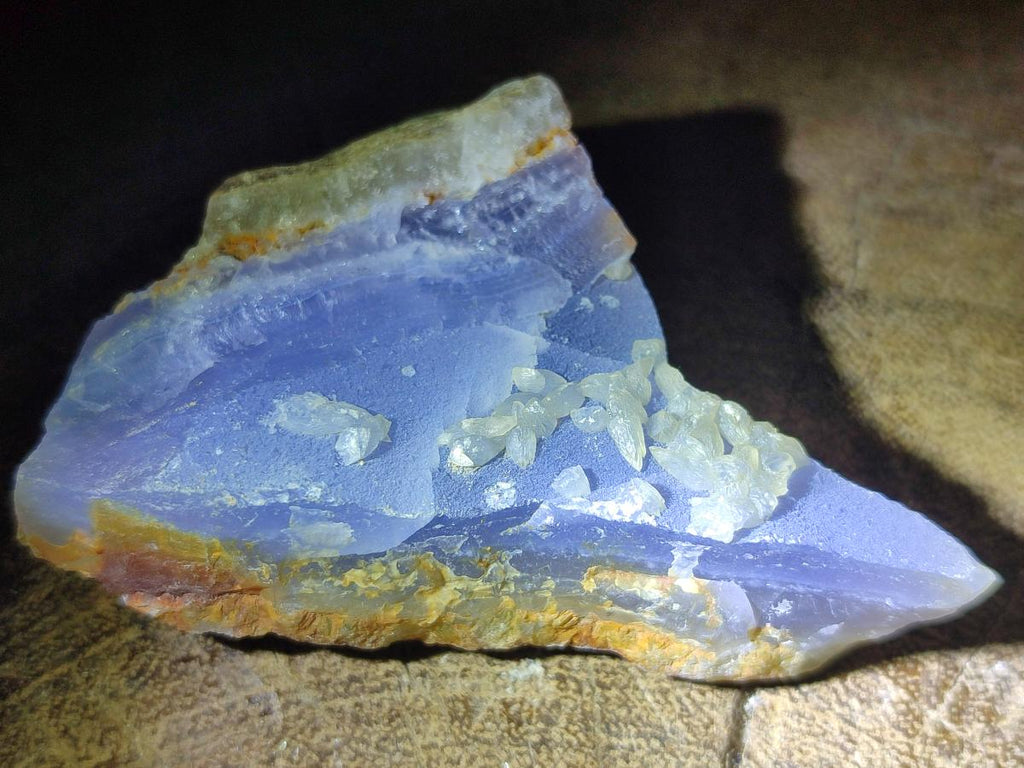 Natural Blue Lace Agate Specimens x 35 From Nsanje, Malawi - Toprock Gemstones and Minerals 