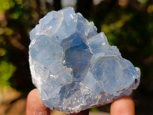 Natural Blue Celestite Specimens x 6 From Sakoany, Madagascar - Toprock Gemstones and Minerals 