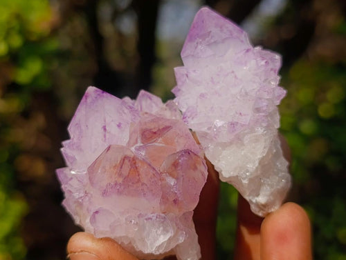 Natural Spirit Amethyst Clusters x 12 From Boekenhouthoek, South Africa - Toprock Gemstones and Minerals 