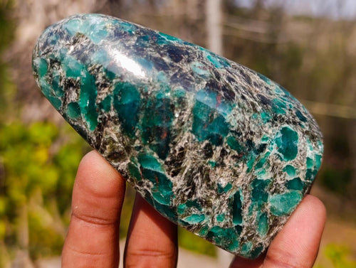 Polished Emerald Mica 'Mutokolite' Standing Display Pieces x 6 From Mutoko, Zimbabwe - Toprock Gemstones and Minerals 