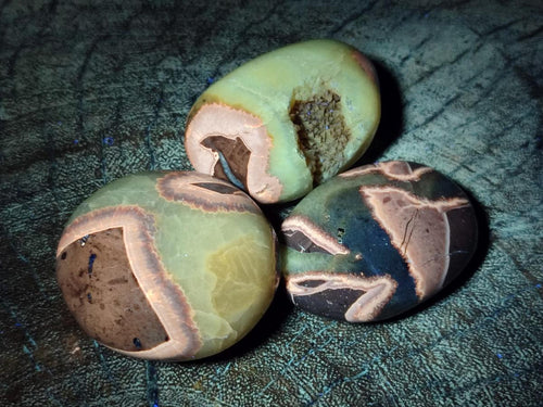 Polished Septerye Galets x 24 From Mahajanga, Madagascar - Toprock Gemstones and Minerals 