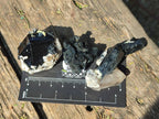 Natural Schorl Black Tourmaline with Associated Minerals x 36 From Erongo, Namibia - Toprock Gemstones and Minerals 