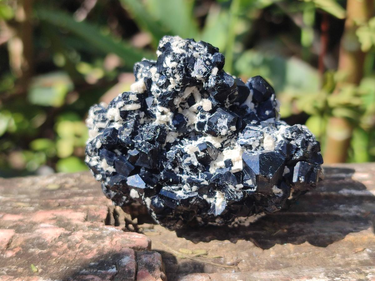 Natural Schorl Black Tourmaline with Associated Minerals x 36 From Erongo, Namibia - Toprock Gemstones and Minerals 
