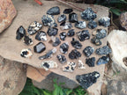 Natural Schorl Black Tourmaline with Associated Minerals x 36 From Erongo, Namibia - Toprock Gemstones and Minerals 
