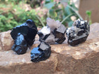 Natural Schorl Black Tourmaline with Associated Minerals x 36 From Erongo, Namibia - Toprock Gemstones and Minerals 