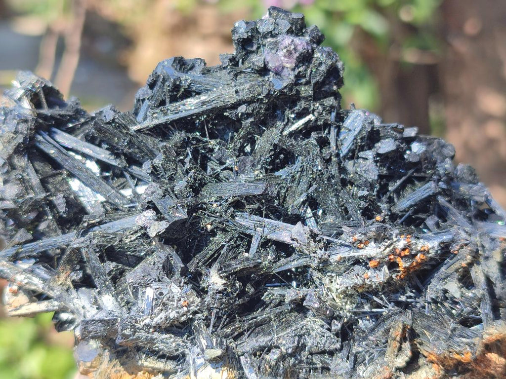 Natural Cabinet Size Schorl Black Tourmaline Clusters with Associated Minerals x 4 From Erongo, Namibia - Toprock Gemstones and Minerals 