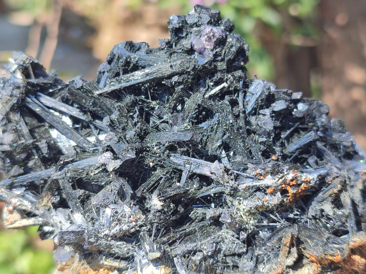 Natural Cabinet Size Schorl Black Tourmaline Clusters with Associated Minerals x 4 From Erongo, Namibia - Toprock Gemstones and Minerals 