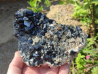 Natural Cabinet Size Schorl Black Tourmaline Clusters with Associated Minerals x 4 From Erongo, Namibia - Toprock Gemstones and Minerals 