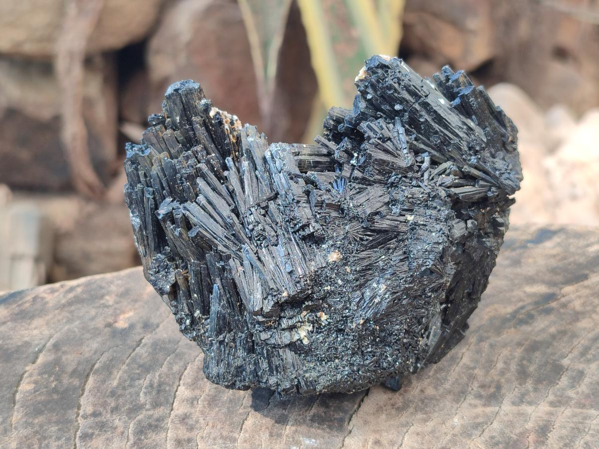 Natural Cabinet Size Schorl Black Tourmaline Clusters with Associated Minerals x 4 From Erongo, Namibia - Toprock Gemstones and Minerals 