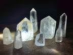 Polished Clear Quartz Crystals x 8 From Madagascar - Toprock Gemstones and Minerals 