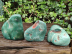 Polished and Natural Large Mtorolite Free Forms x 3 From Mutorashanga, Zimbabwe - Toprock Gemstones and Minerals 
