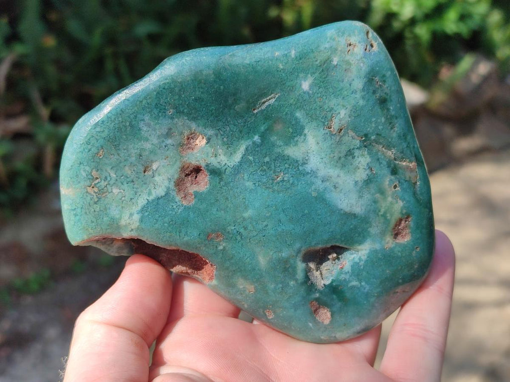 Polished and Natural Large Mtorolite Free Forms x 3 From Mutorashanga, Zimbabwe - Toprock Gemstones and Minerals 