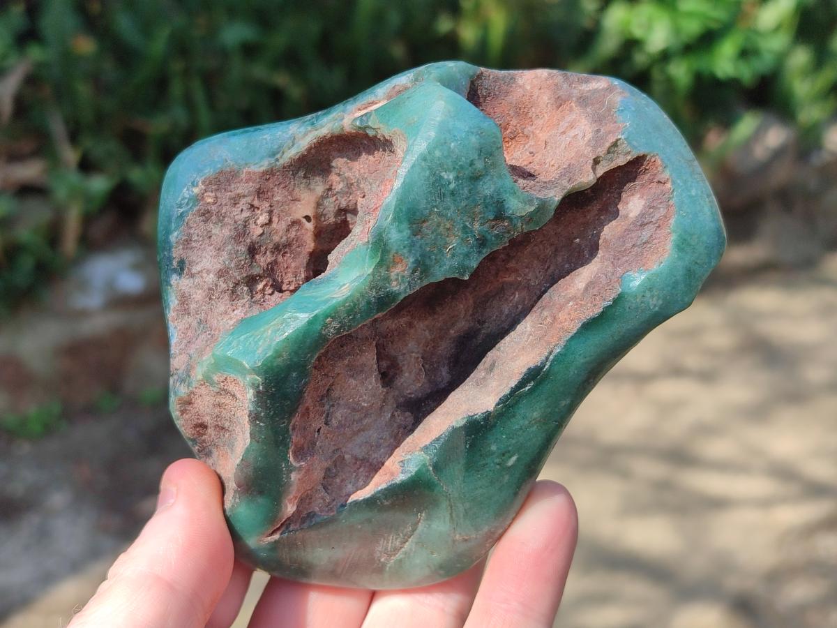 Polished and Natural Large Mtorolite Free Forms x 3 From Mutorashanga, Zimbabwe - Toprock Gemstones and Minerals 