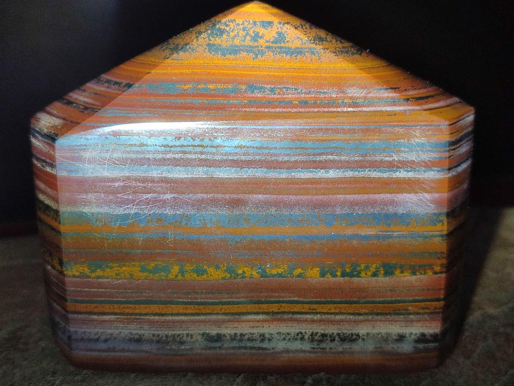 Polished Banded Tiger Iron Display Crystals x 3 From South Africa - Toprock Gemstones and Minerals 