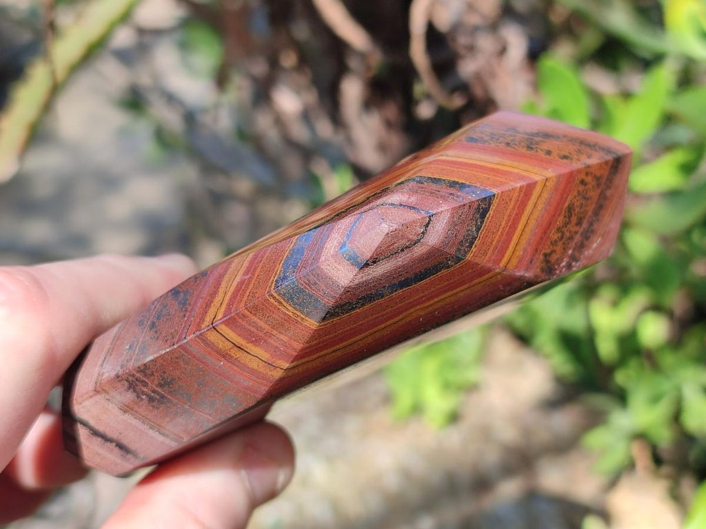 Polished Banded Tiger Iron Display Crystals x 3 From South Africa - Toprock Gemstones and Minerals 