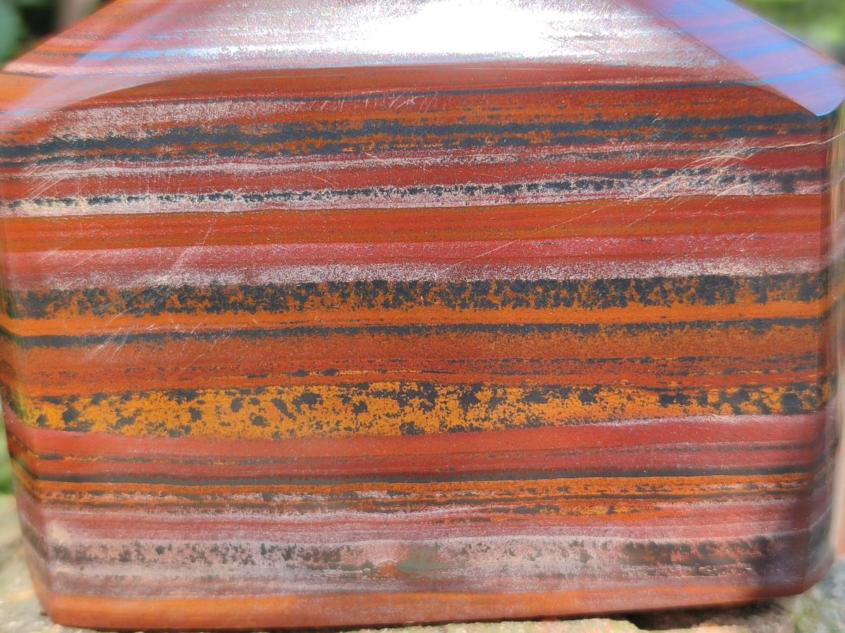 Polished Banded Tiger Iron Display Crystals x 3 From South Africa - Toprock Gemstones and Minerals 