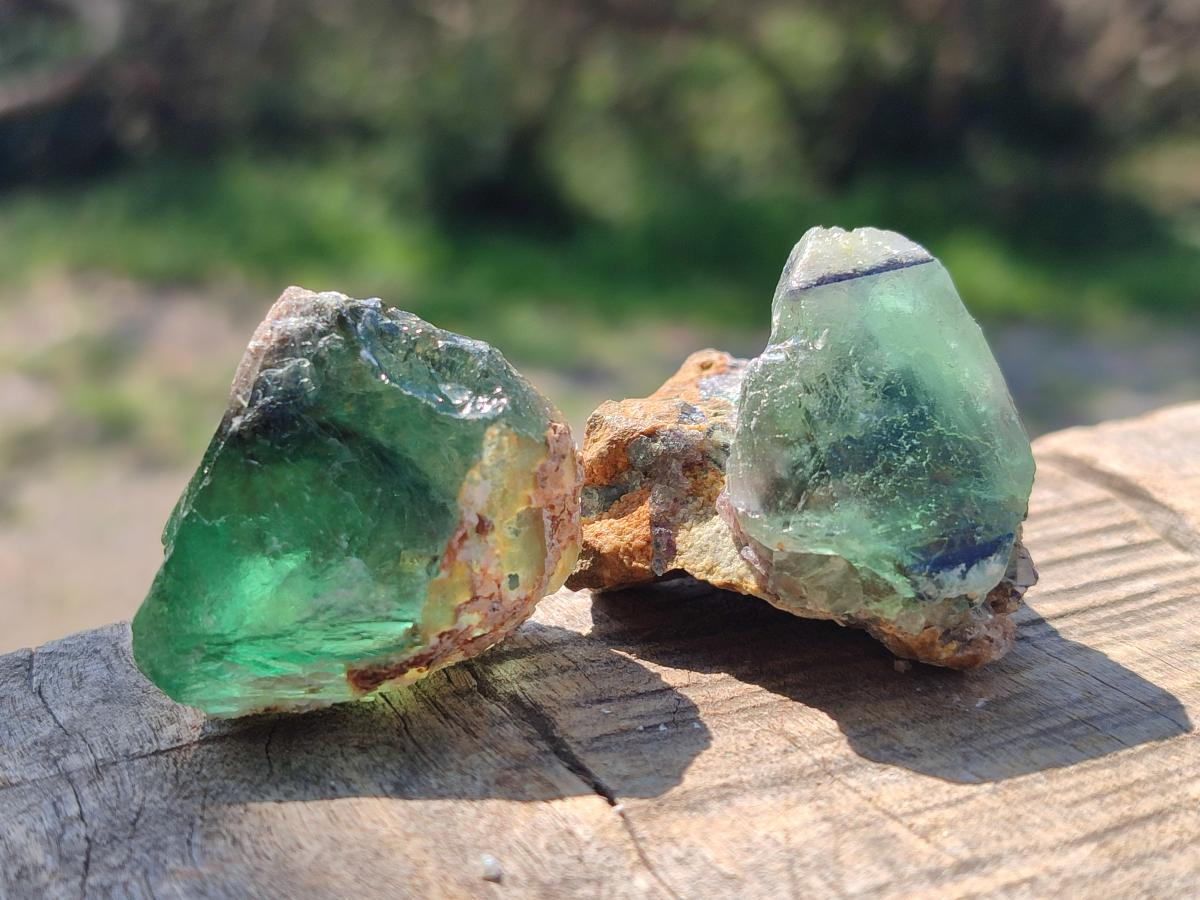 Natural Mix of Fluorite Specimens x 44 From Namibia - Toprock Gemstones and Minerals 