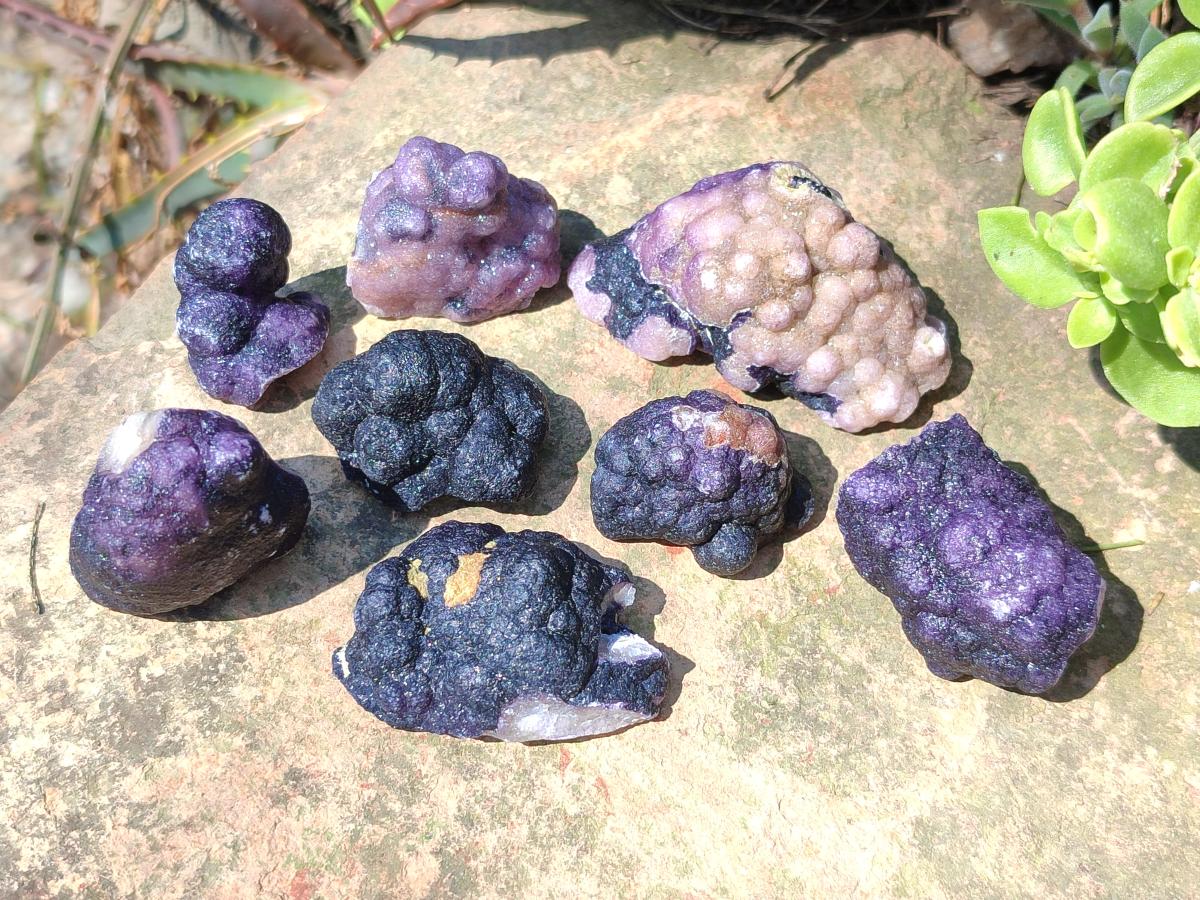 Natural Mix of Fluorite Specimens x 44 From Namibia - Toprock Gemstones and Minerals 