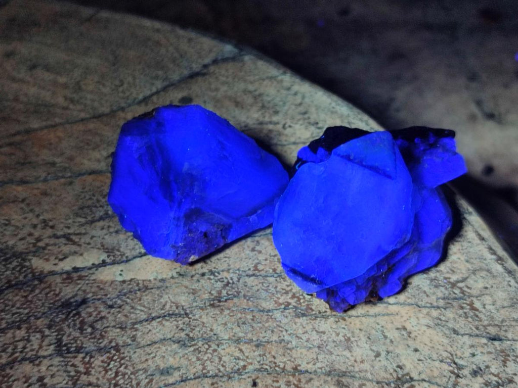 Natural Mix of Fluorite Specimens x 44 From Namibia - Toprock Gemstones and Minerals 