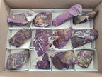Natural Metallic Cobbed Purpurite Specimens x 12 From Erongo, Namibia - Toprock Gemstones and Minerals 