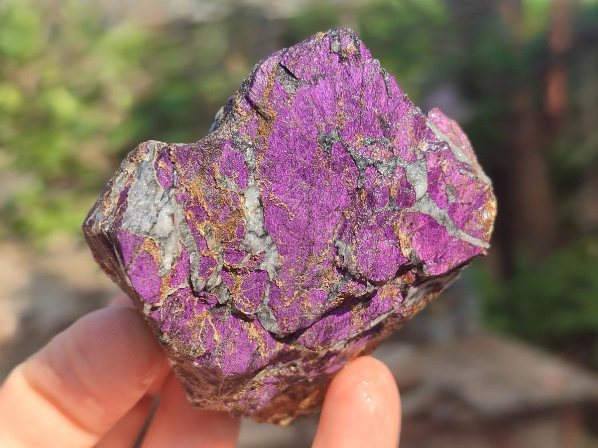 Natural Metallic Cobbed Purpurite Specimens x 12 From Erongo, Namibia - Toprock Gemstones and Minerals 