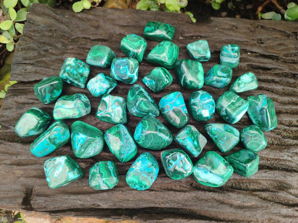Polished Malacolla Free Forms x 35 From Kulukuluku, Congo - Toprock Gemstones and Minerals 