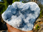 Natural Large Blue Celestite Specimen x 1 From Sakoany, Madagascar - Toprock Gemstones and Minerals 