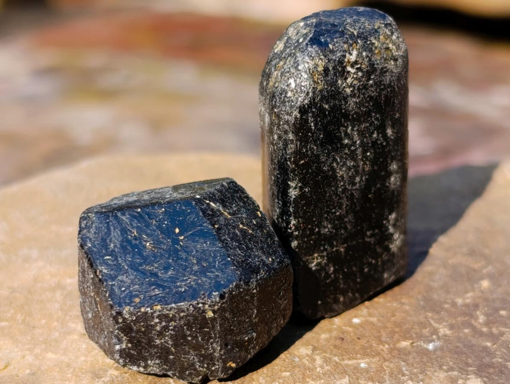 Natural Schorl Black Tourmaline Crystals x 111 From Zimbabwe - Toprock Gemstones and Minerals 