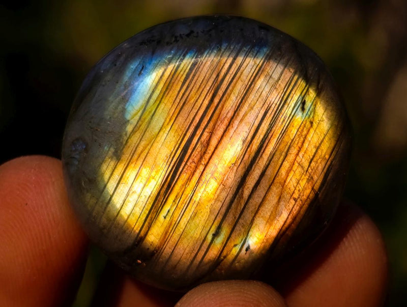 Polished Rounded Labradorite Jewellery Size Free Forms x 70 From Madagascar - Toprock Gemstones and Minerals 