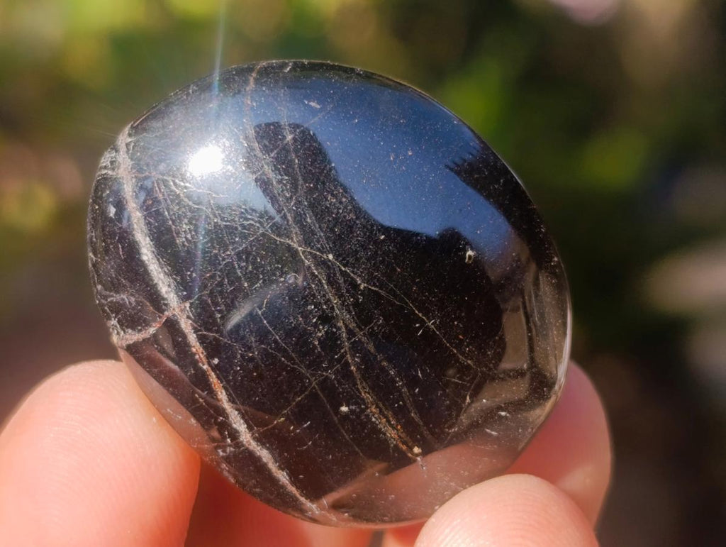 Polished Mini Black Tourmaline Jewellery Size Free Forms x 35 From Madagascar - Toprock Gemstones and Minerals 