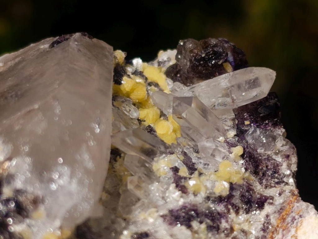 Natural Smokey Fluorite Specimens with Associated Minerals x 2 From Erongo, Namibia - Toprock Gemstones and Minerals 