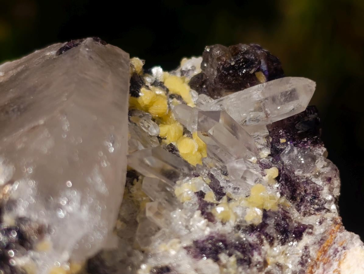 Natural Smokey Fluorite Specimens with Associated Minerals x 2 From Erongo, Namibia - Toprock Gemstones and Minerals 