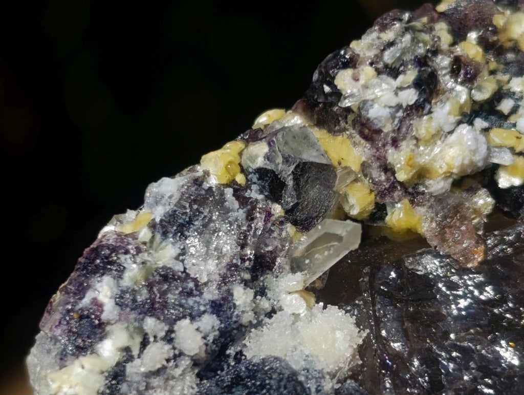 Natural Smokey Fluorite Specimens with Associated Minerals x 2 From Erongo, Namibia - Toprock Gemstones and Minerals 