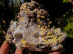 Natural Smokey Fluorite Specimens with Associated Minerals x 2 From Erongo, Namibia - Toprock Gemstones and Minerals 