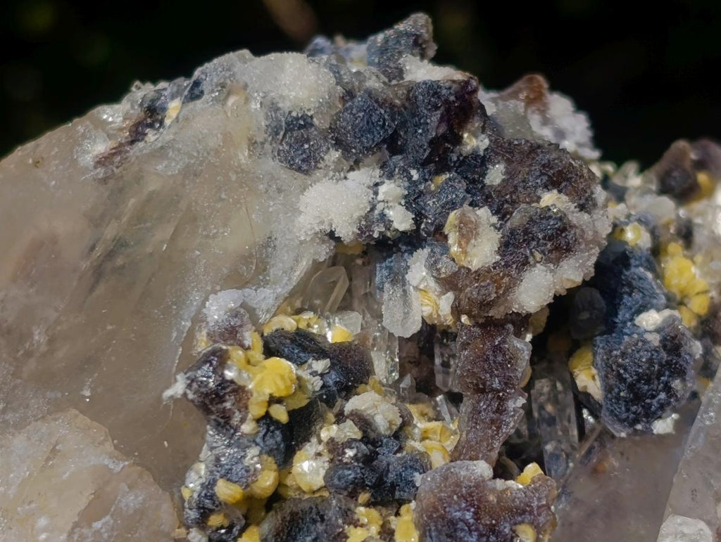 Natural Smokey Fluorite Specimens with Associated Minerals x 2 From Erongo, Namibia - Toprock Gemstones and Minerals 