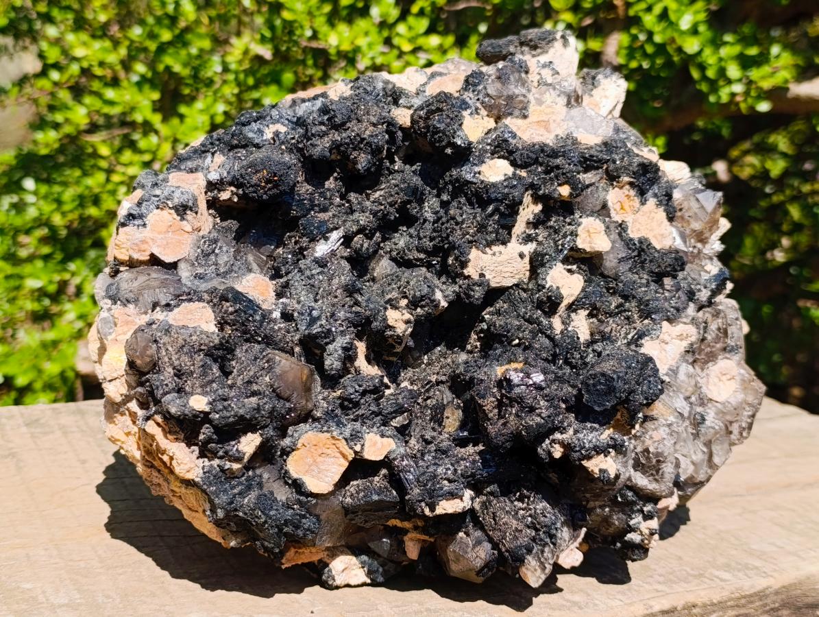 Natural XL Smokey Quartz Crystal Cluster with Associated Minerals x 1 From Erongo, Namibia - Toprock Gemstones and Minerals 