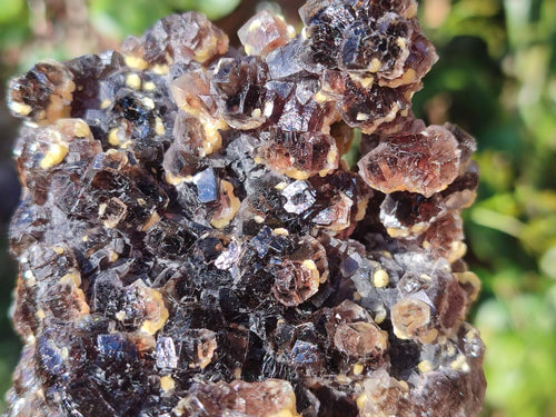 Natural Smokey Fluorite Specimens with Yellow Muscovite Mica x 3 From Erongo, Namibia - Toprock Gemstones and Minerals 